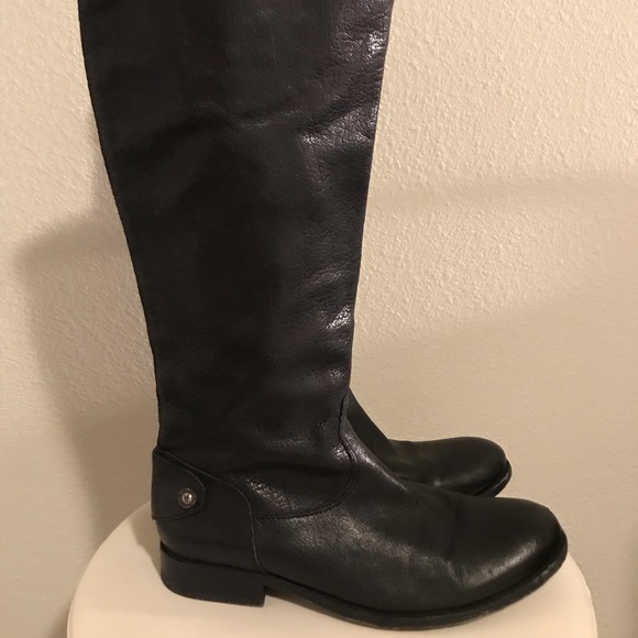 FRYE Melissa Button Riding Boots - Picture 2 of 7